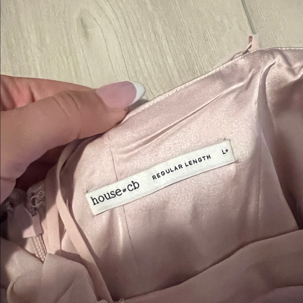 House of CB SAMIDA Pink Satin Corset Mini Dress - Picture 4 of 4